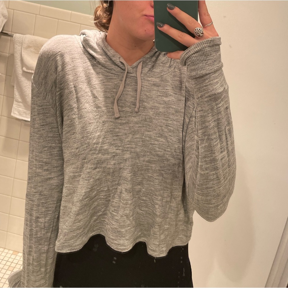 Athleta Cropped Hoodie